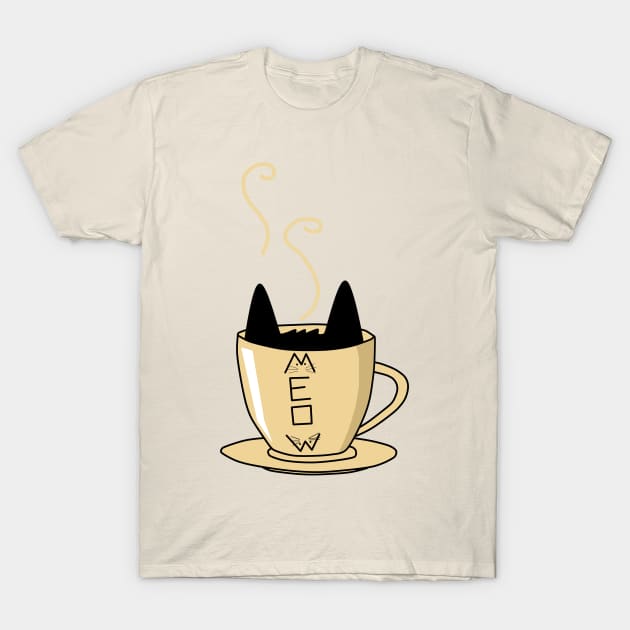 Catffee T-Shirt by Cukatcat